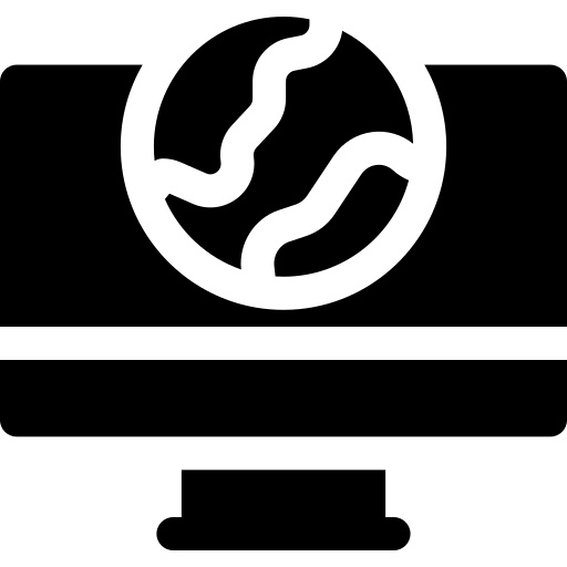 geografia Basic Rounded Filled Ícone