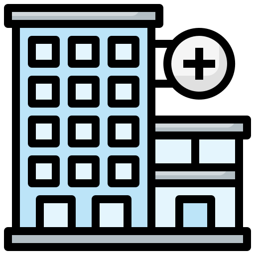 ospedale Surang Lineal Color icona