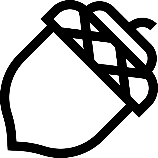 gland Basic Straight Lineal Icône