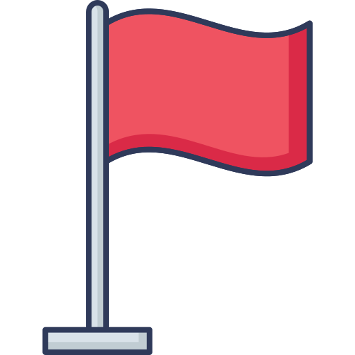 Flag Dinosoft Lineal Color icon