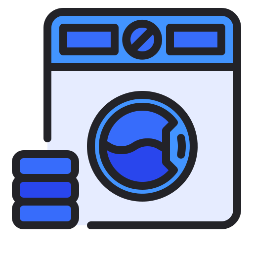 waschmaschine Generic Outline Color icon