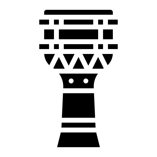 darbouka Iconixar Glyph Icône