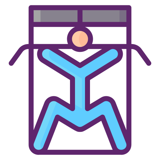 Chest press Flaticons Lineal Color icon