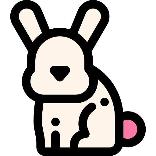 osterhase Detailed Rounded Lineal color icon