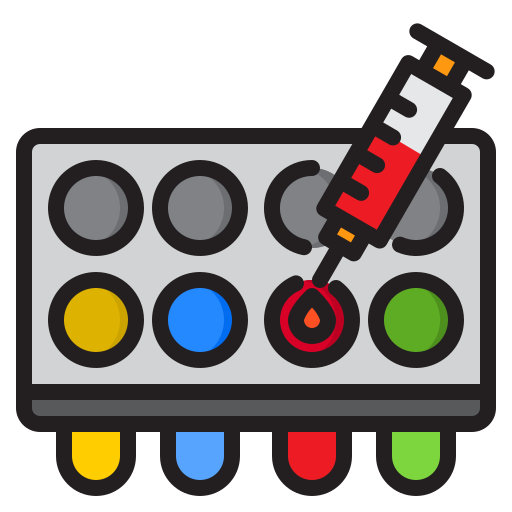 chemie srip Lineal Color icon