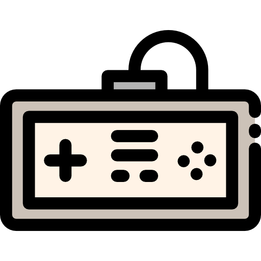 게임 콘솔 Detailed Rounded Lineal color icon