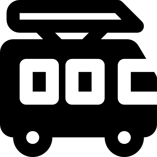 bus Basic Black Solid icon