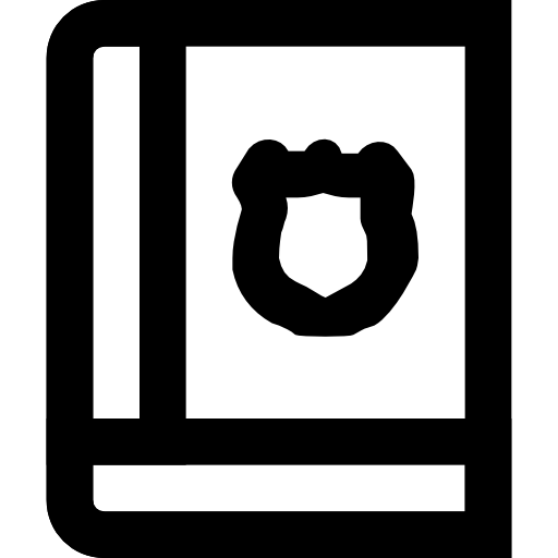 법률 책 Basic Black Outline icon