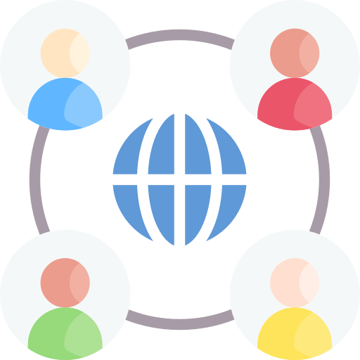 Global network Special Flat icon