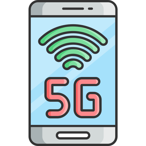 5g Generic Outline Color icon