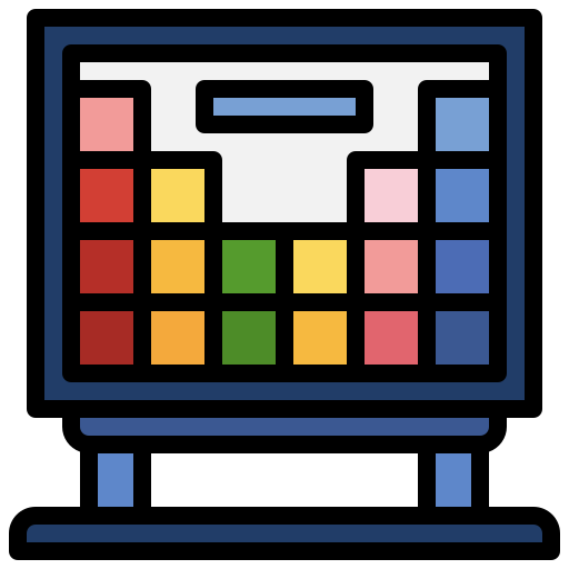 tableau périodique Surang Lineal Color Icône