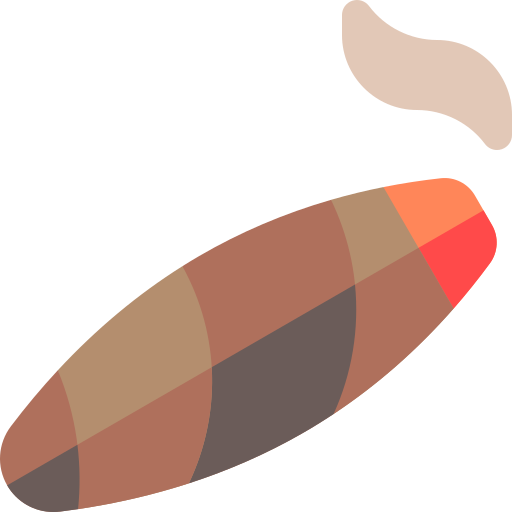 Cigar Basic Rounded Flat icon