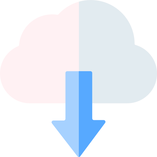 Cloud computing Basic Rounded Flat icon