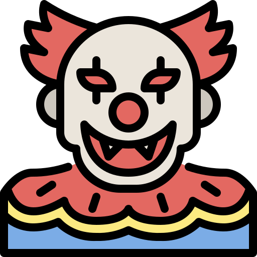 clown Generic Outline Color icona