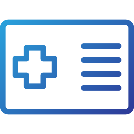 carte d'identité Generic Gradient Icône