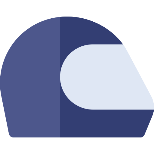 ヘルメット Basic Rounded Flat icon