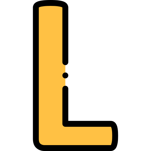 L Detailed Rounded Lineal color icon