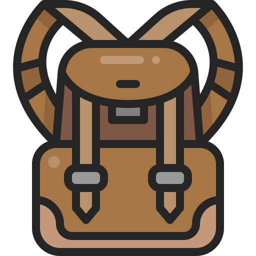 Backpack Generic Outline Color icon