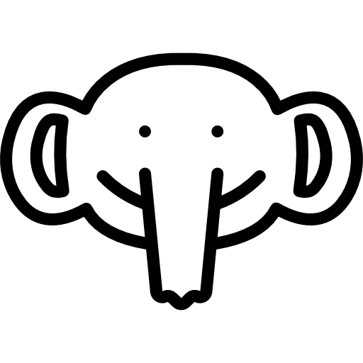 elefant Basic Miscellany Lineal icon