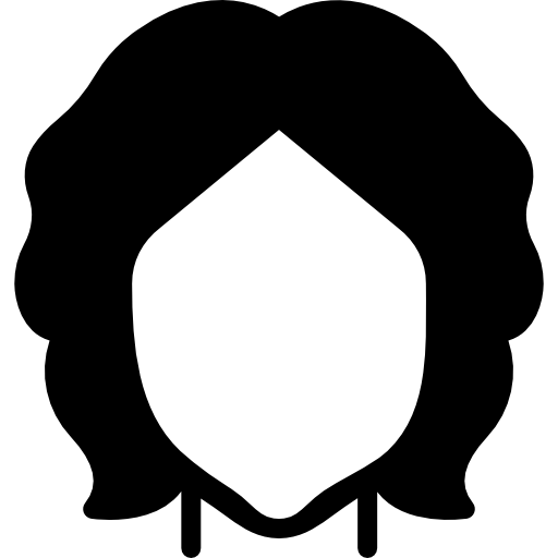 Woman hair Basic Miscellany Fill icon