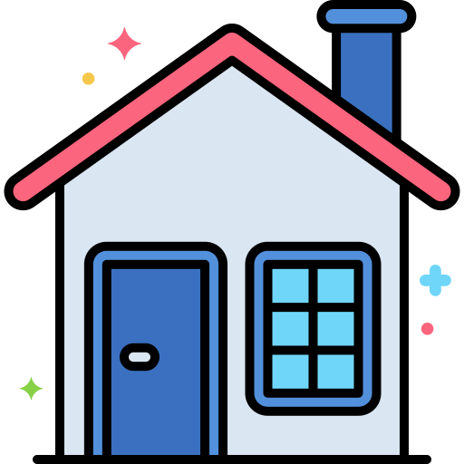 haus Flaticons Lineal Color icon