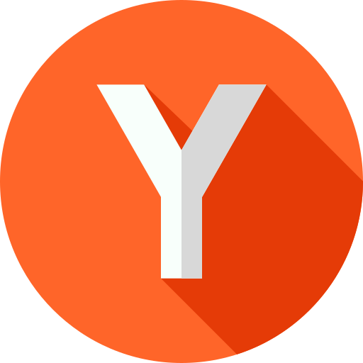 y Flat Circular Flat icon