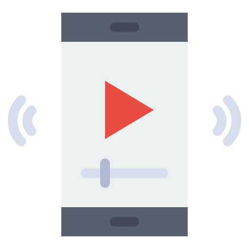 reprodutor de vídeo Flatart Icons Flat Ícone