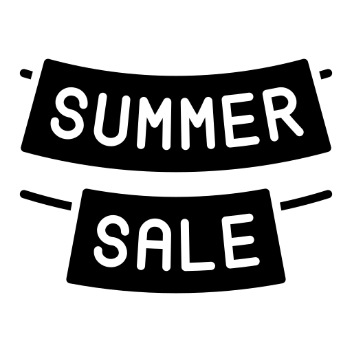 solde d'été Generic Glyph Icône