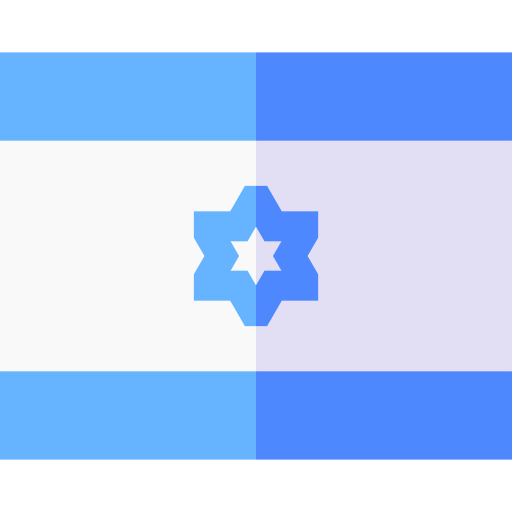 israel Basic Straight Flat Ícone