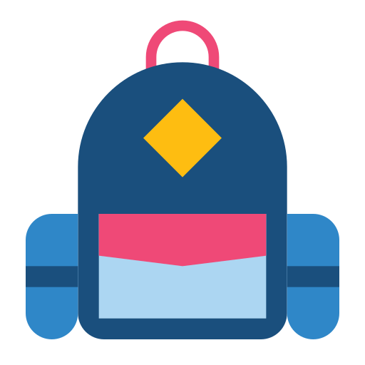 rucksack Good Ware Flat icon