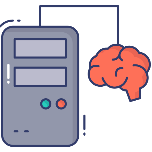 cervello Dinosoft Lineal Color icona