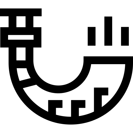 cornes Basic Straight Lineal Icône