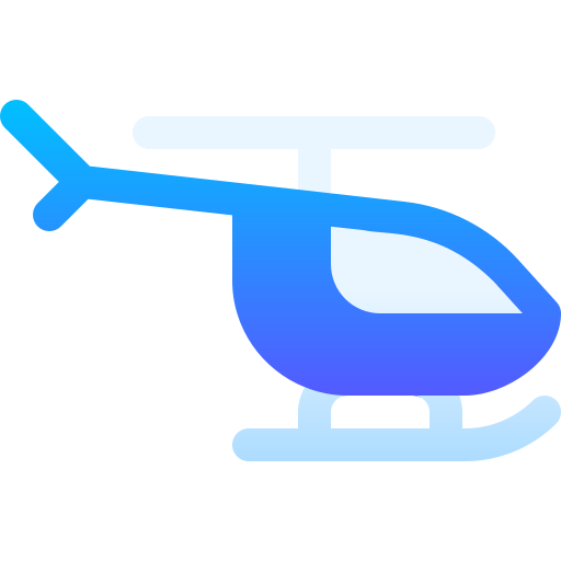 Helicopter Basic Gradient Gradient icon