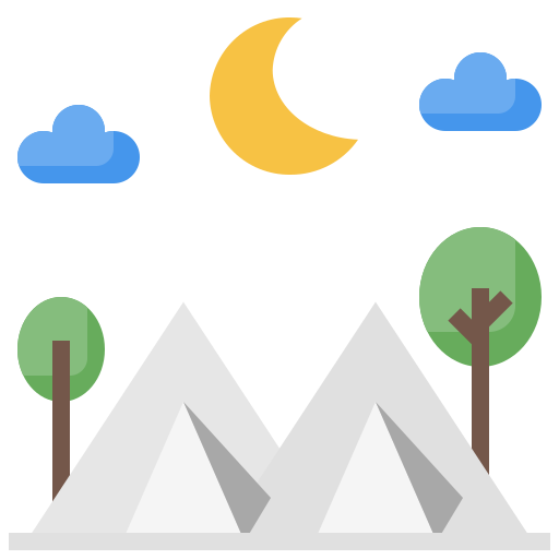 Camping Surang Flat icon