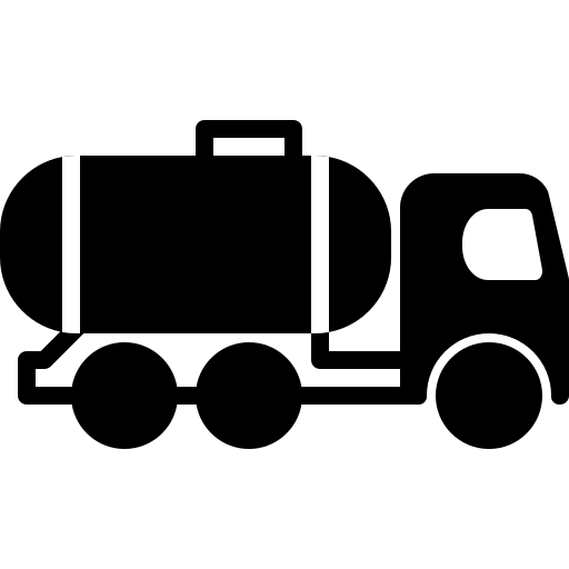 camion cisterna Generic Glyph icona