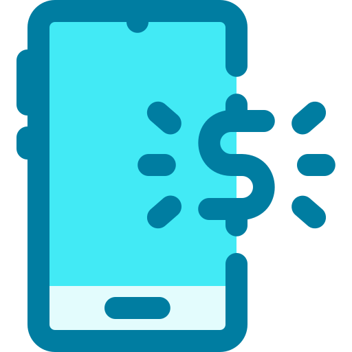 mobile banking Generic Blue icon