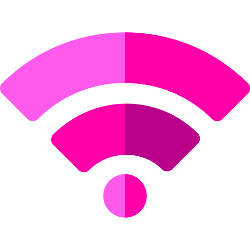 wi-fi Basic Rounded Flat ikona