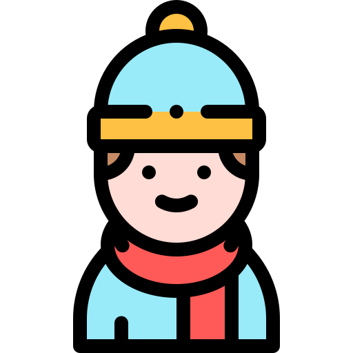 Boy Detailed Rounded Lineal color icon