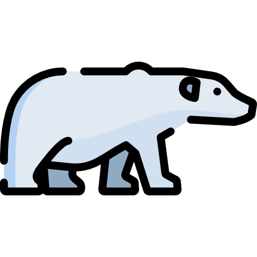 Polar bear Special Lineal color icon