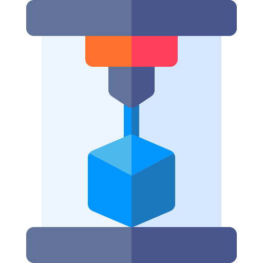 3d printing Basic Rounded Flat icon