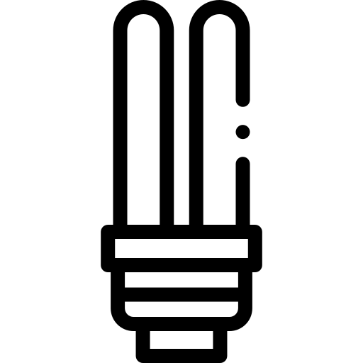 Led bulb Detailed Rounded Lineal icon