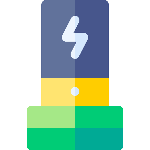 무선 충전기 Basic Rounded Flat icon