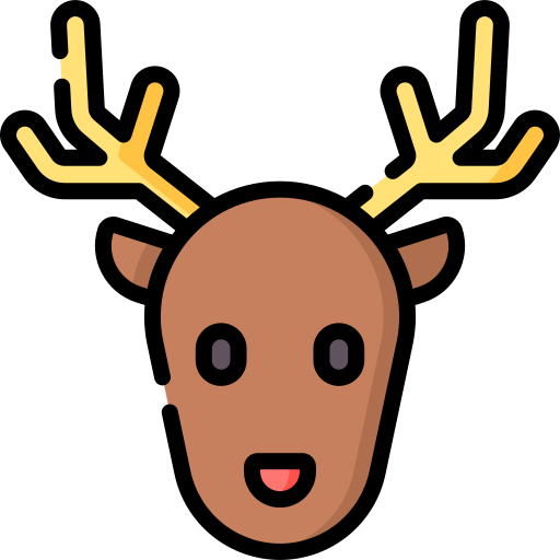 Deer Special Lineal color icon