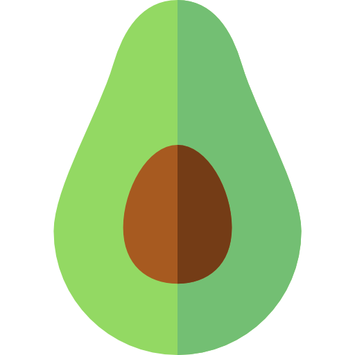 Avocado Basic Straight Flat icon