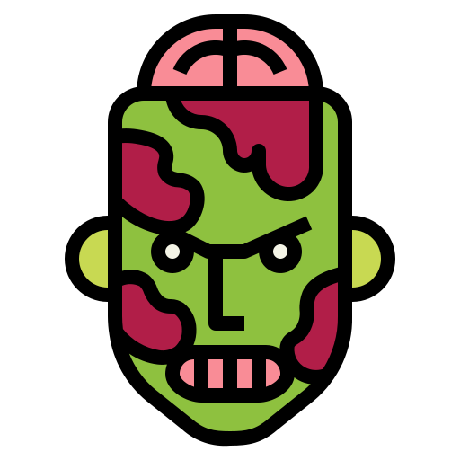 Zombie Smalllikeart Lineal Color icon