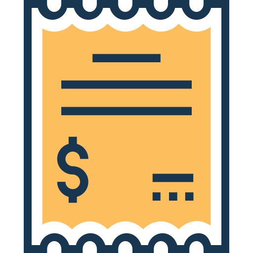 Invoice Prosymbols Lineal Color icon