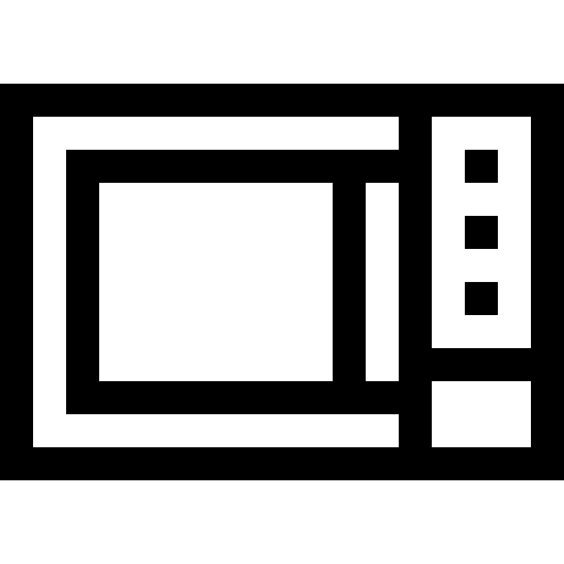 Microwave Basic Straight Lineal icon