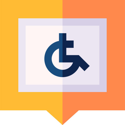 Disabled Basic Straight Flat icon