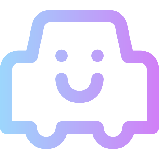 waze Super Basic Rounded Gradient icon