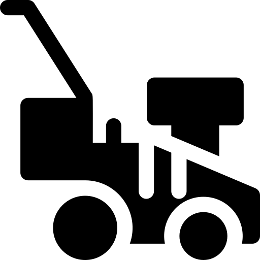 kosiarka Basic Rounded Filled ikona